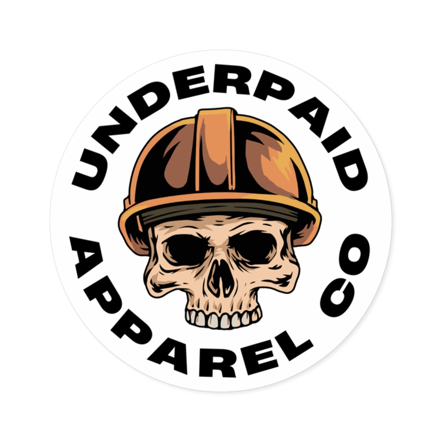 2" HARDHEAD Logo-Hardhat Sticker