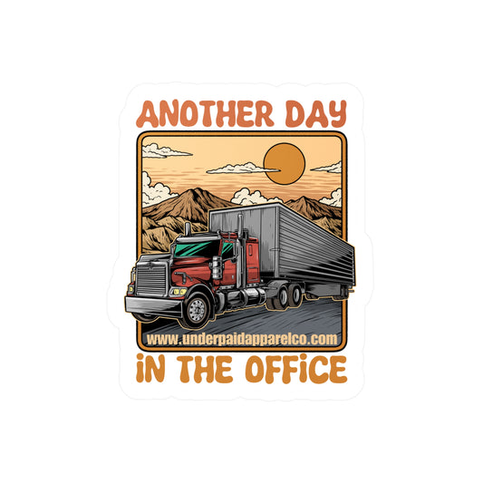 6" ANOTHER DAY IN THE OFFICE-Sticker