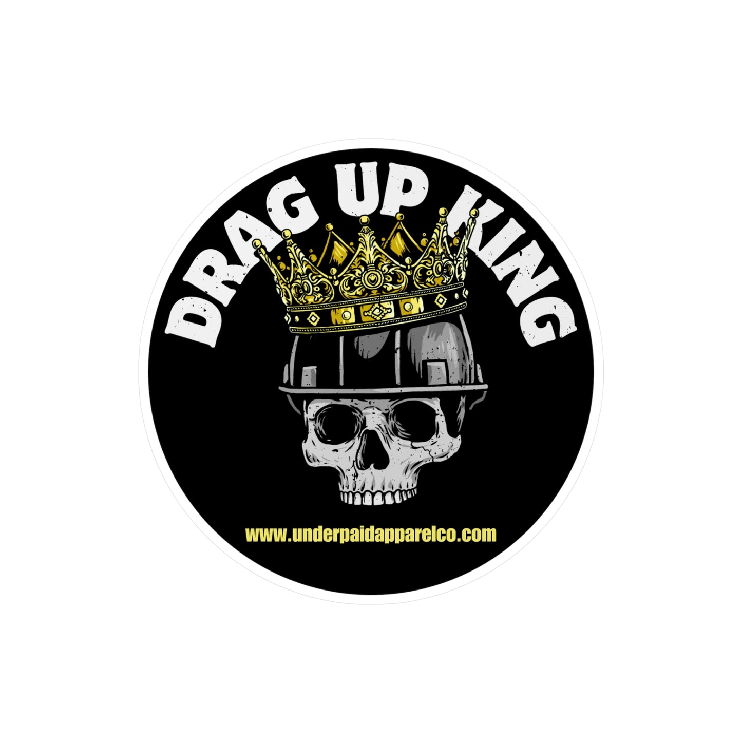 6" KING-Sticker