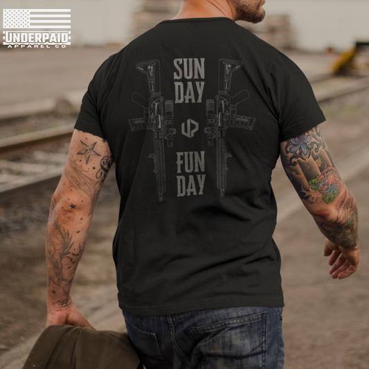 SUNDAY FUNDAY-Men's Short Sleeve Tee