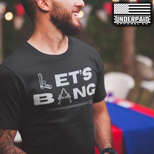 LET'S BANG-Men's Short Sleeve Tee