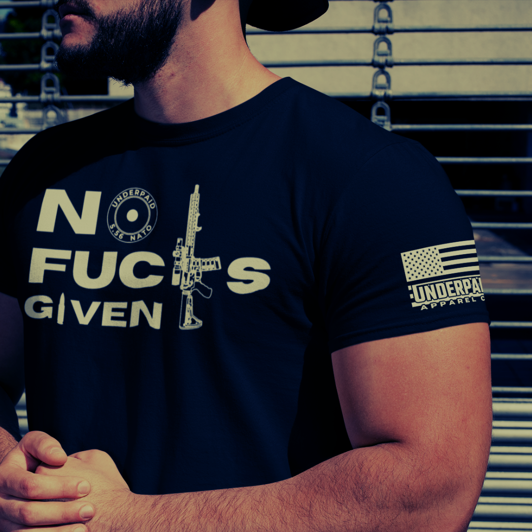 NO F*CKS GIVEN-Men's Short Sleeve Tee