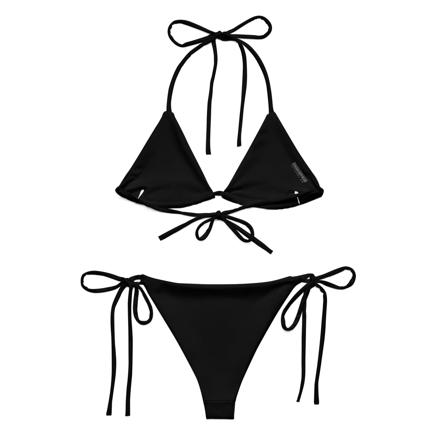 Stealth Black-String Bikini