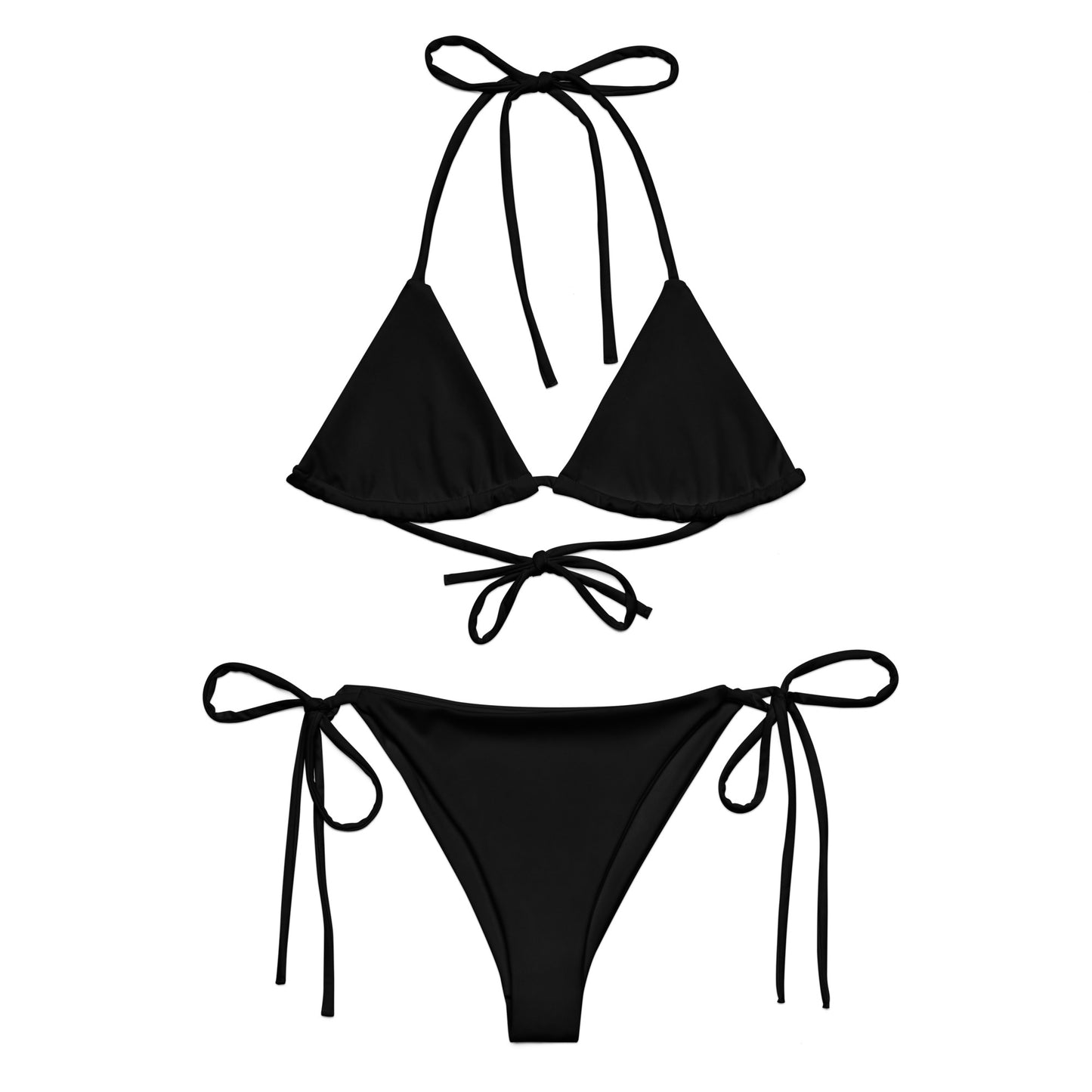 Stealth Black-String Bikini