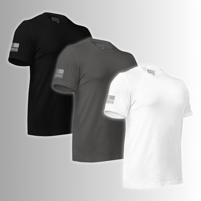 (3pk) Iconic Bundle-Men's PERFECT FIT Short Sleeve Tee's