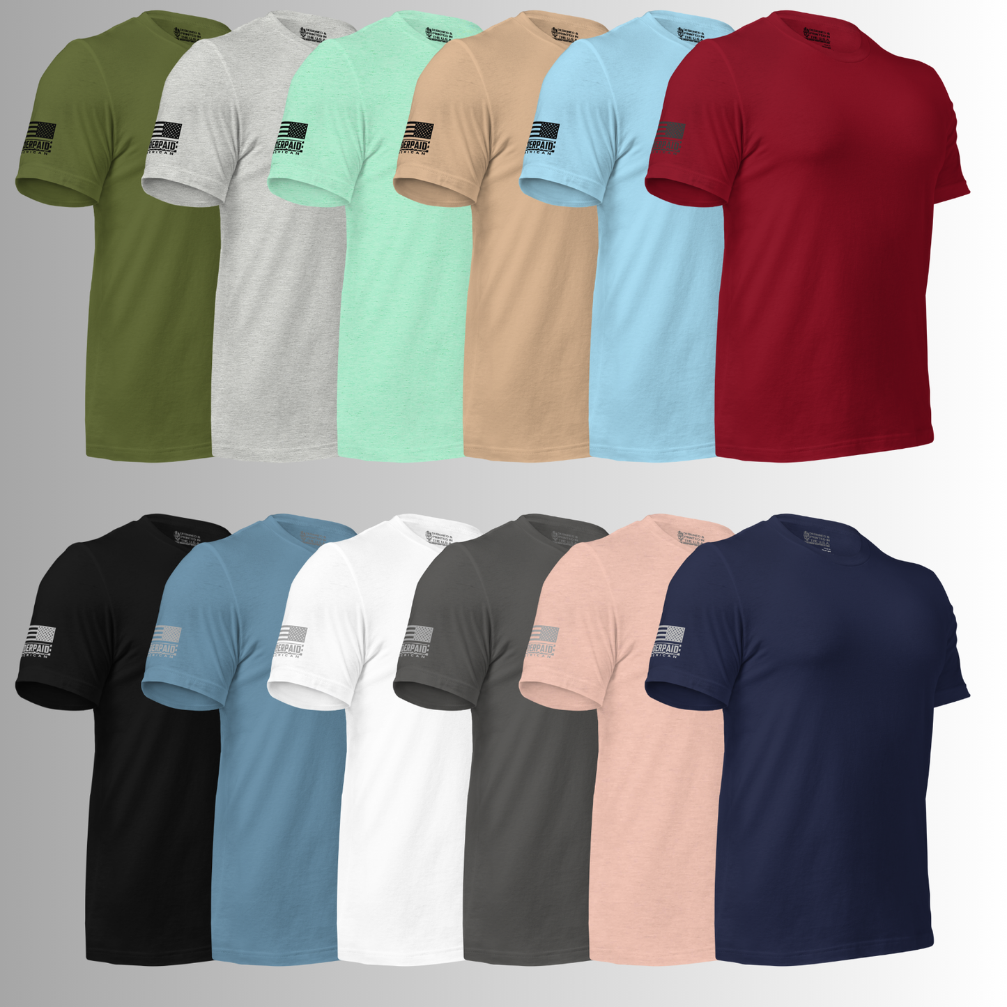 (12pk) Ultimate Bundle-Men's PERFECT FIT Short Sleeve Tee's