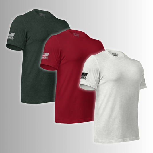 (3pk) Holiday Bundle-PERFECT FIT Short Sleeve Tee's