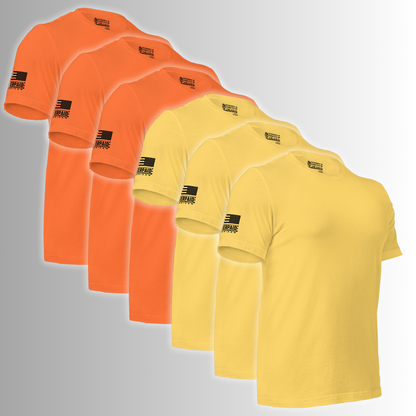 (6pk) Safety Bundle-Men's PERFECT FIT Short Sleeve Tee's