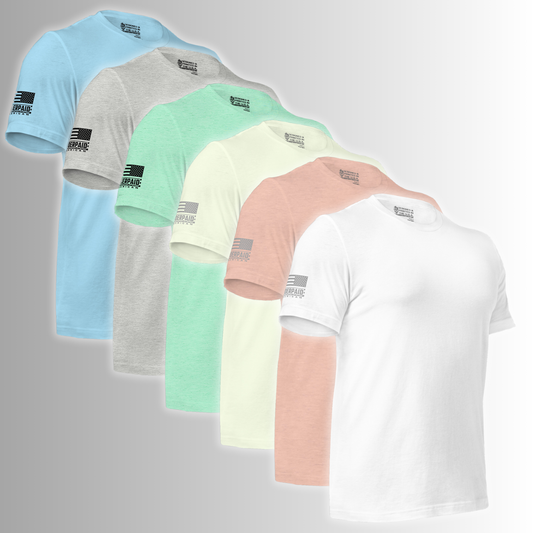 (6pk) Spring Bundle-Men's PERFECT FIT Short Sleeve Tee's