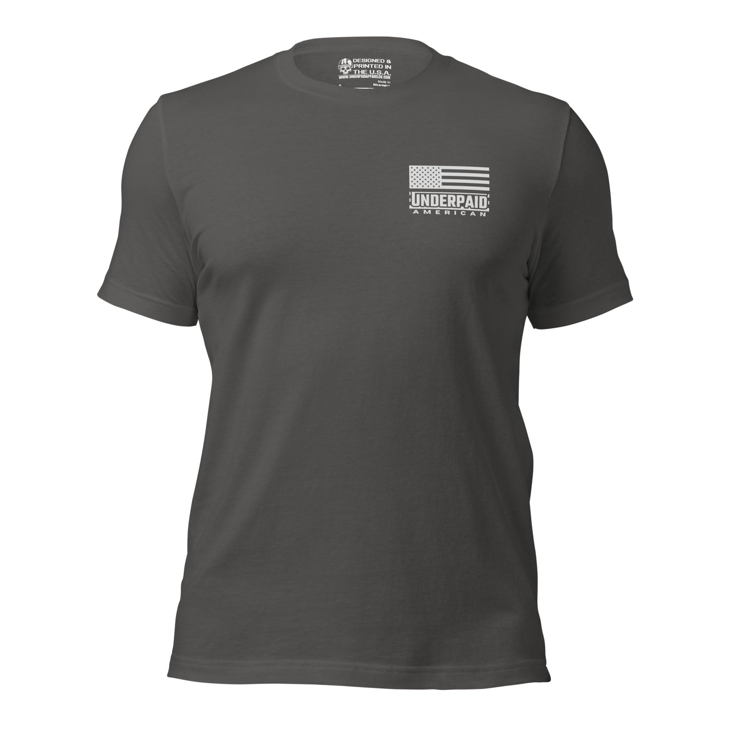 GREY FLAG-Men's Perfect Fit Short Sleeve Tee