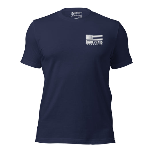 NAVY FLAG-Men's Perfect Fit Short Sleeve Tee