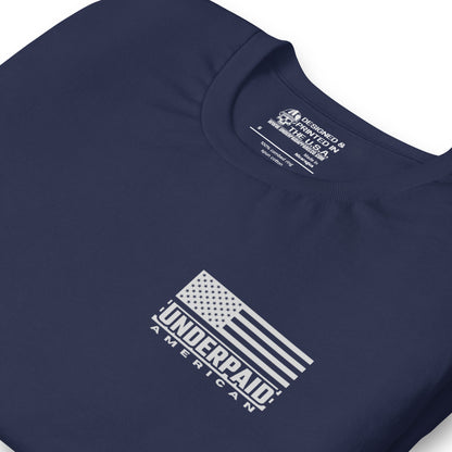 NAVY FLAG-Men's Perfect Fit Short Sleeve Tee