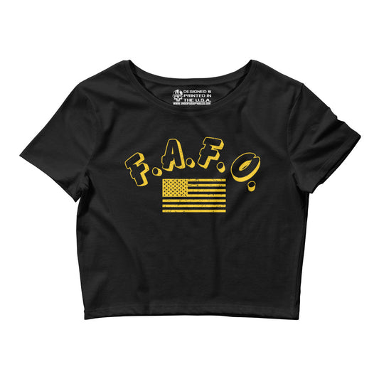 F.A.F.O.-Women's Crop Top Tee