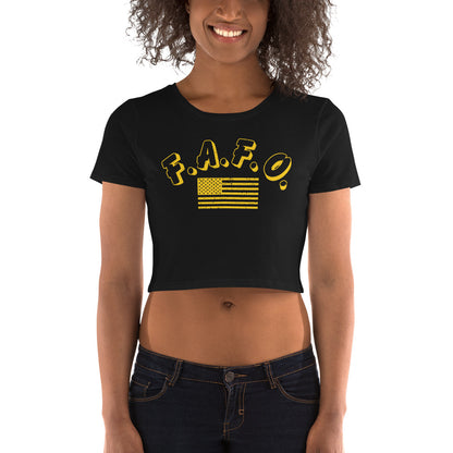 F.A.F.O.-Women's Crop Top Tee