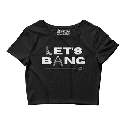 LET'S BANG-Women's Crop Top Tee