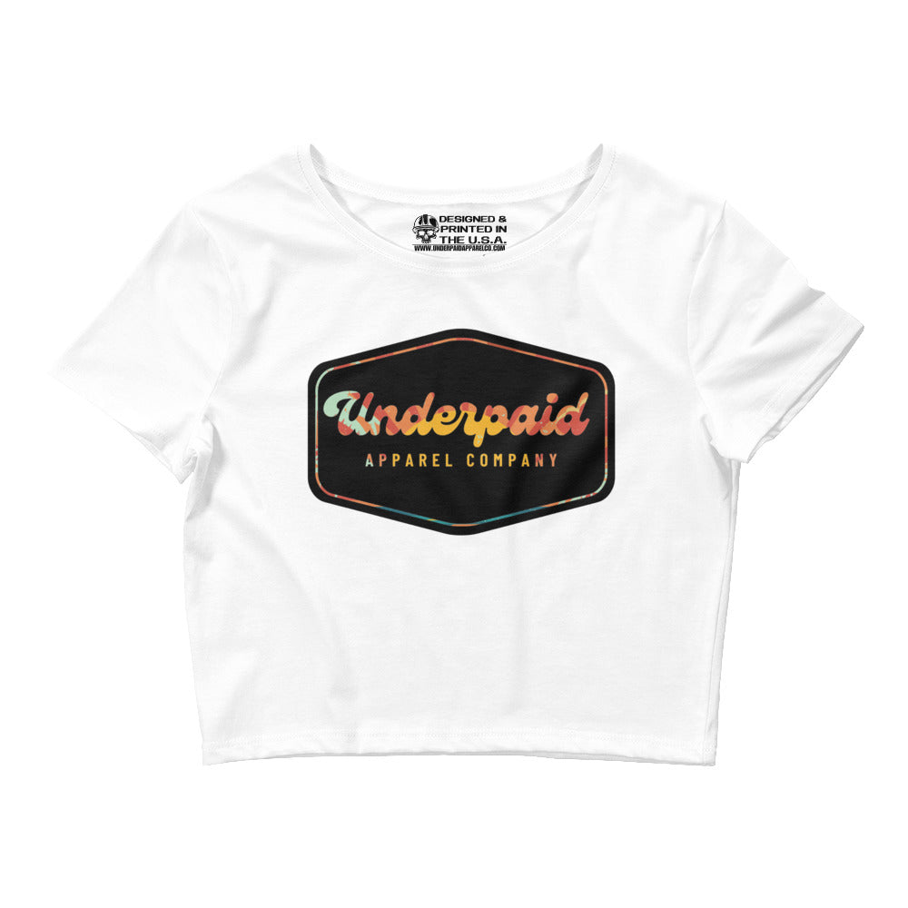 SURFS UP-Women's Crop Top Tee