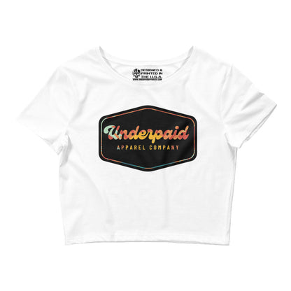 SURFS UP-Women's Crop Top Tee